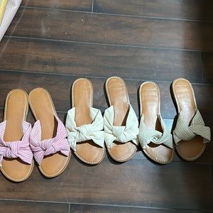 Abercrombie and Fitch slides size 8